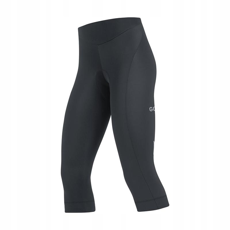 Gore 3/4 kalhoty C3 Plus dámské elastické pas černá Xs (34)