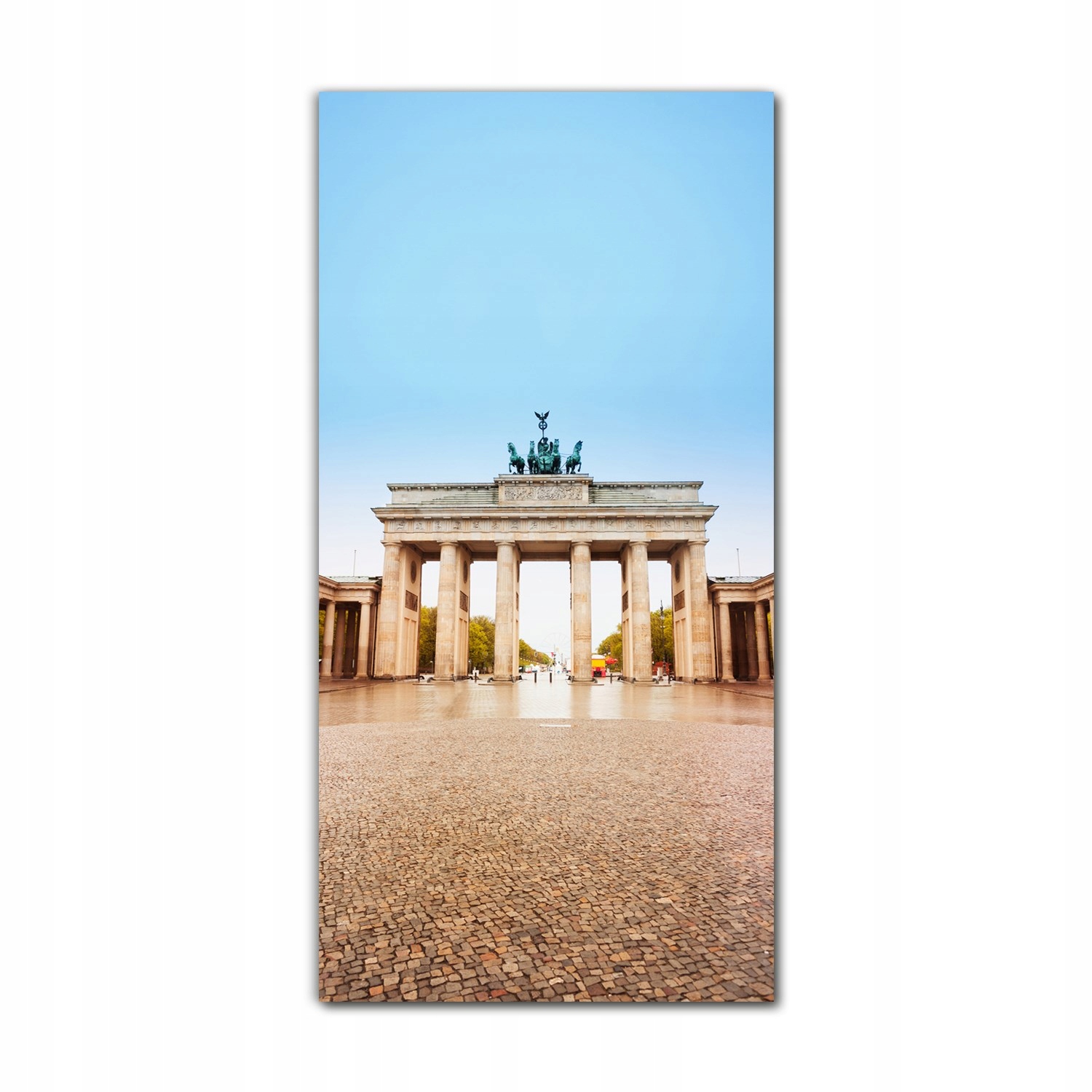 

Obraz na szkle do sypialni 60x120 Budynki Berlin
