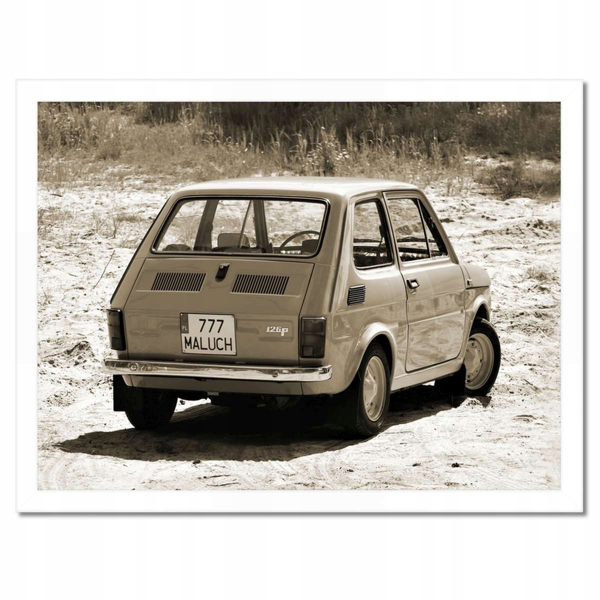 Plakáty v rámu 40x30 Batole Fiat 126p Miminko