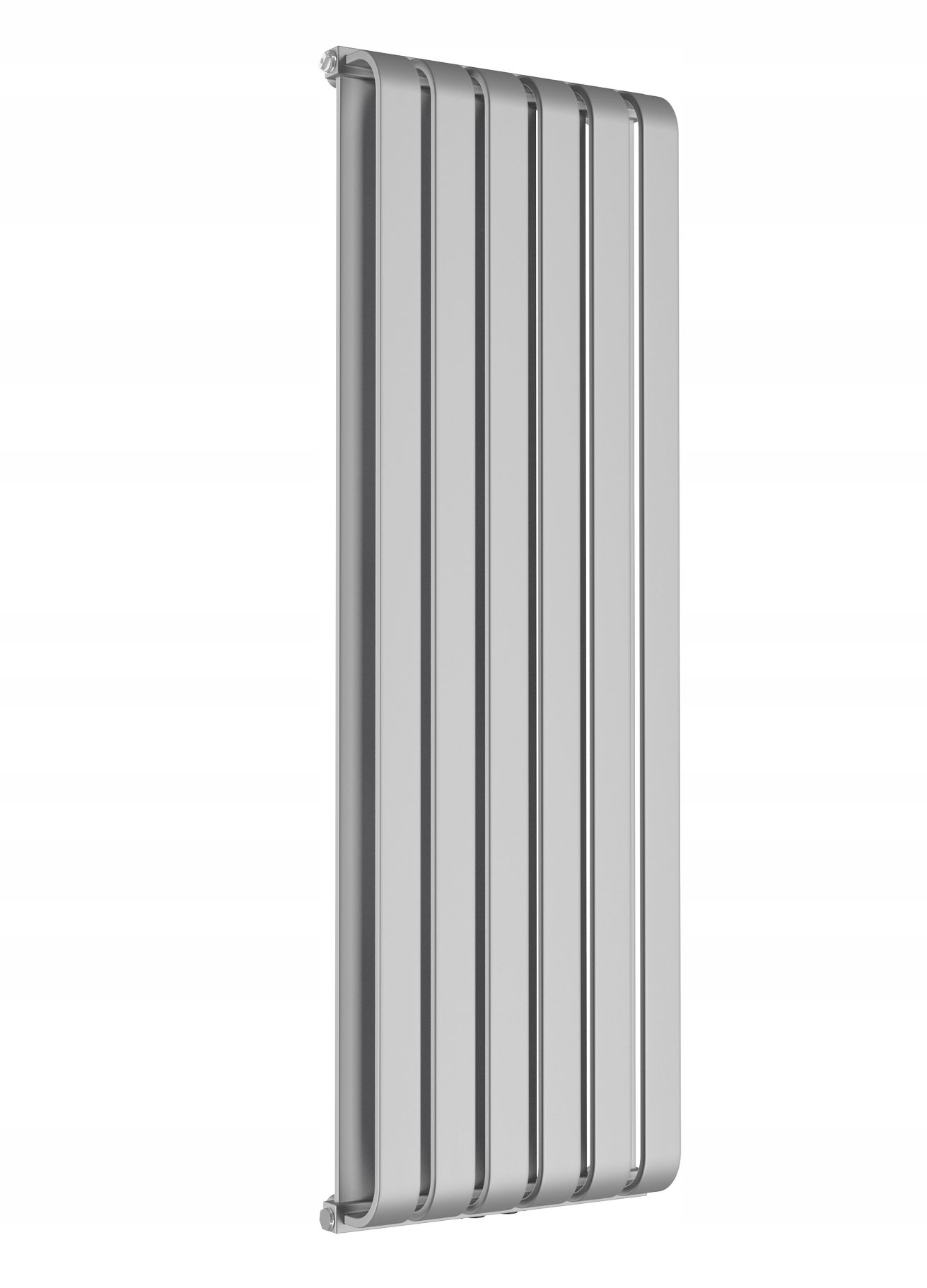 Vertikálny dekoratívny radiátor Male 100x395 strieborný