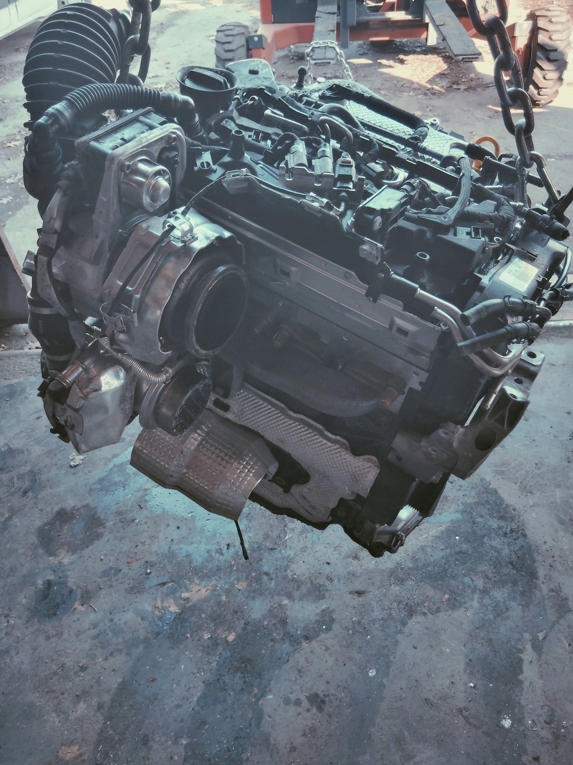 AUDI Q3 II 83A 2.0 TDI engine complete DXP DEMONTAZ