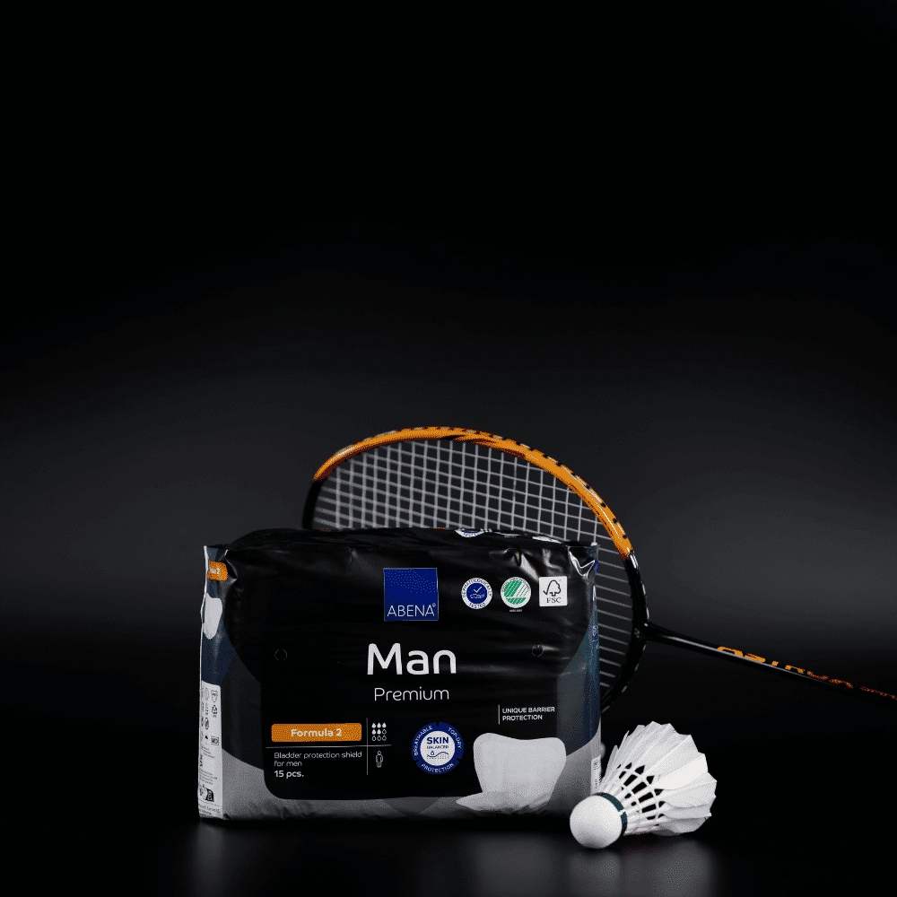 WKŁADKI DLA MĘŻCZYZN UROLOGICZNE nietrzymanie moczu ABENA MAN FORMULA 2 15s Chłonność 700 ml