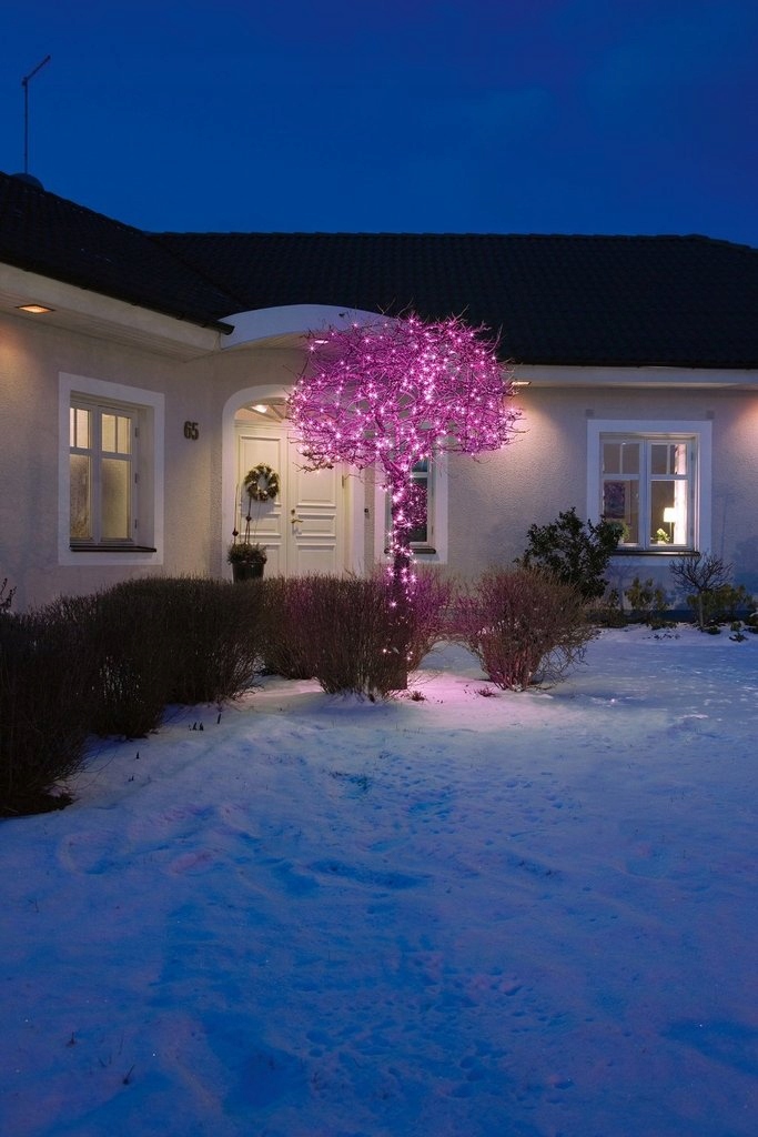 LAMPKI CHOINKOWE 500 LED RÓŻOWE 38M ZEWNĘTRZNE Marka Led