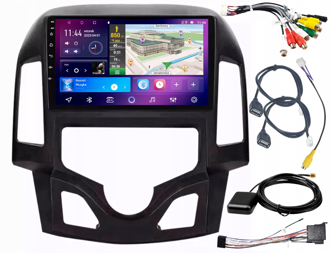Autorádio Carplay Hyundai I30 2006-2012 Bt Wifi Android 4GB 64GB