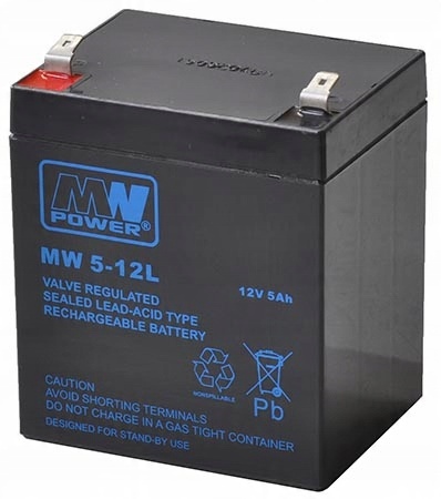 

Akumulator Mw Power 12V 5Ah Mw 5-12L do latarki