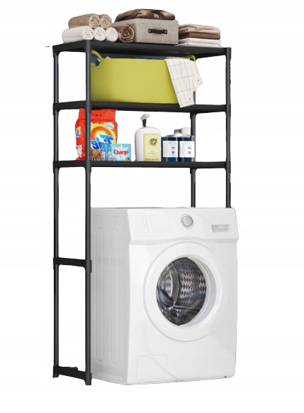 PÓŁKA NAD PRALKĘ STOJAK DO ŁAZIENKI PRALNI CZARNA PŁ3 EAN (GTIN) 5900100287200