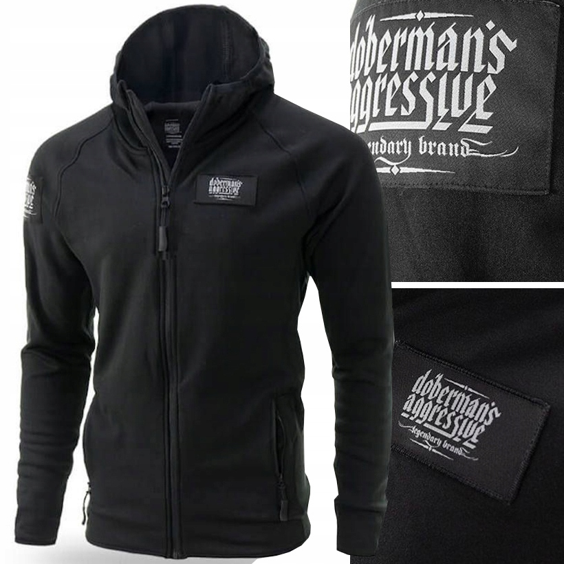 Męska Bluza Polarowa Termoaktywna Dobermans Aggressive Active PL261_L