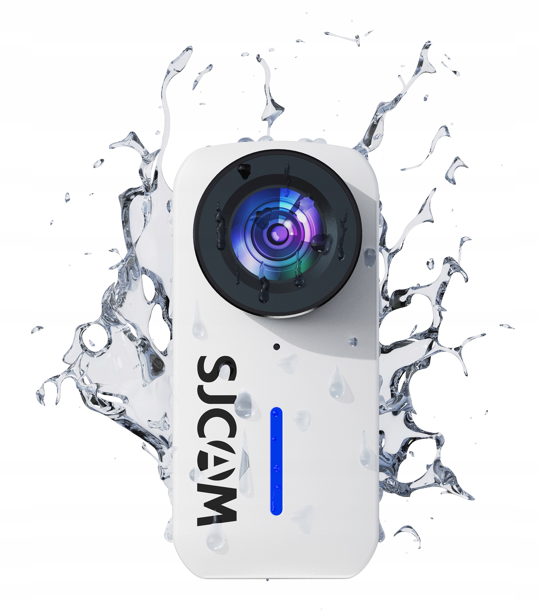 Sportovní kamera Sjcam C110 White 4K30FPS 15MP voděodolná Wi-Fi příslušenství