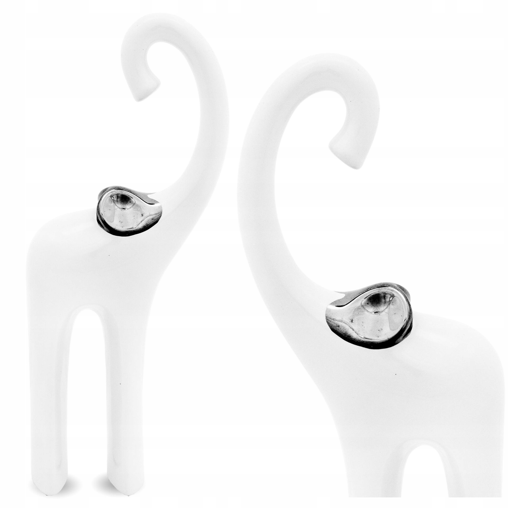 

Ozdoba Ceramiczna Nowoczesna Do Salonu Wysoki Słoń