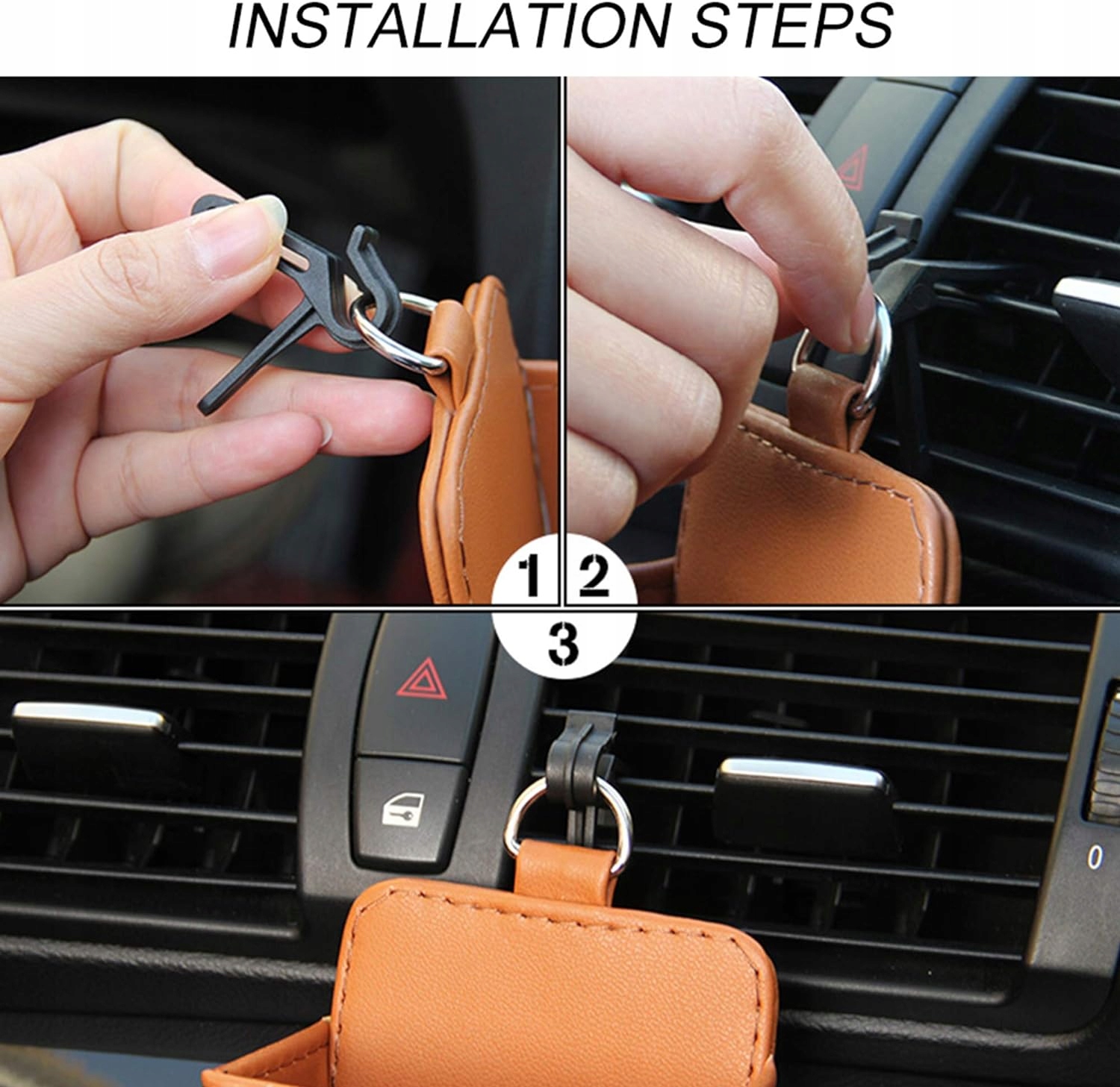 ORGANIZER DO SAMOCHODU 3 SZTUKI NA TELEFON TOREBKA Rodzaj torby i organizery