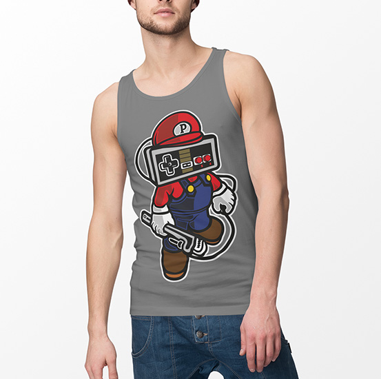 TANK TOP ANIMOWANE PLAYER HEAD 1