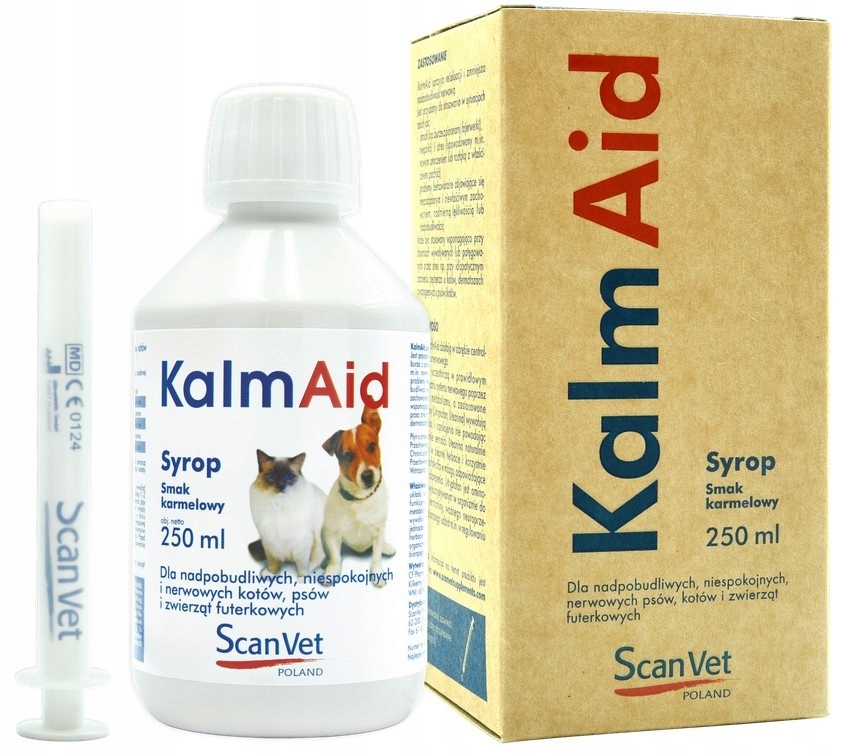 

Kalm Aid dla nerwowych psów, kotów 250 ml