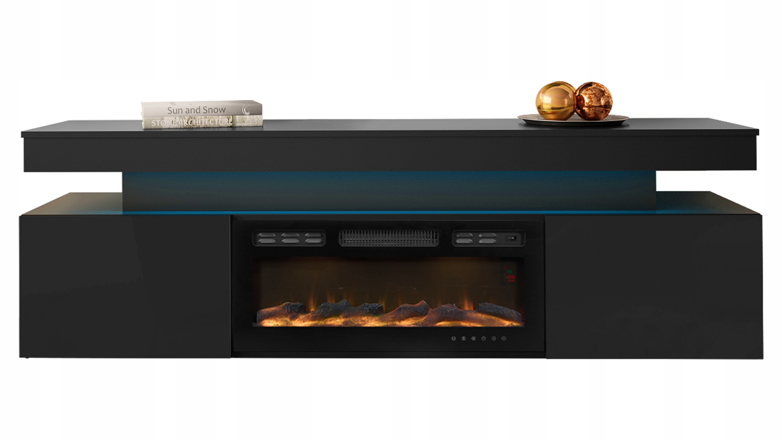 Тумба для телевизора с камином GLOSSA 190