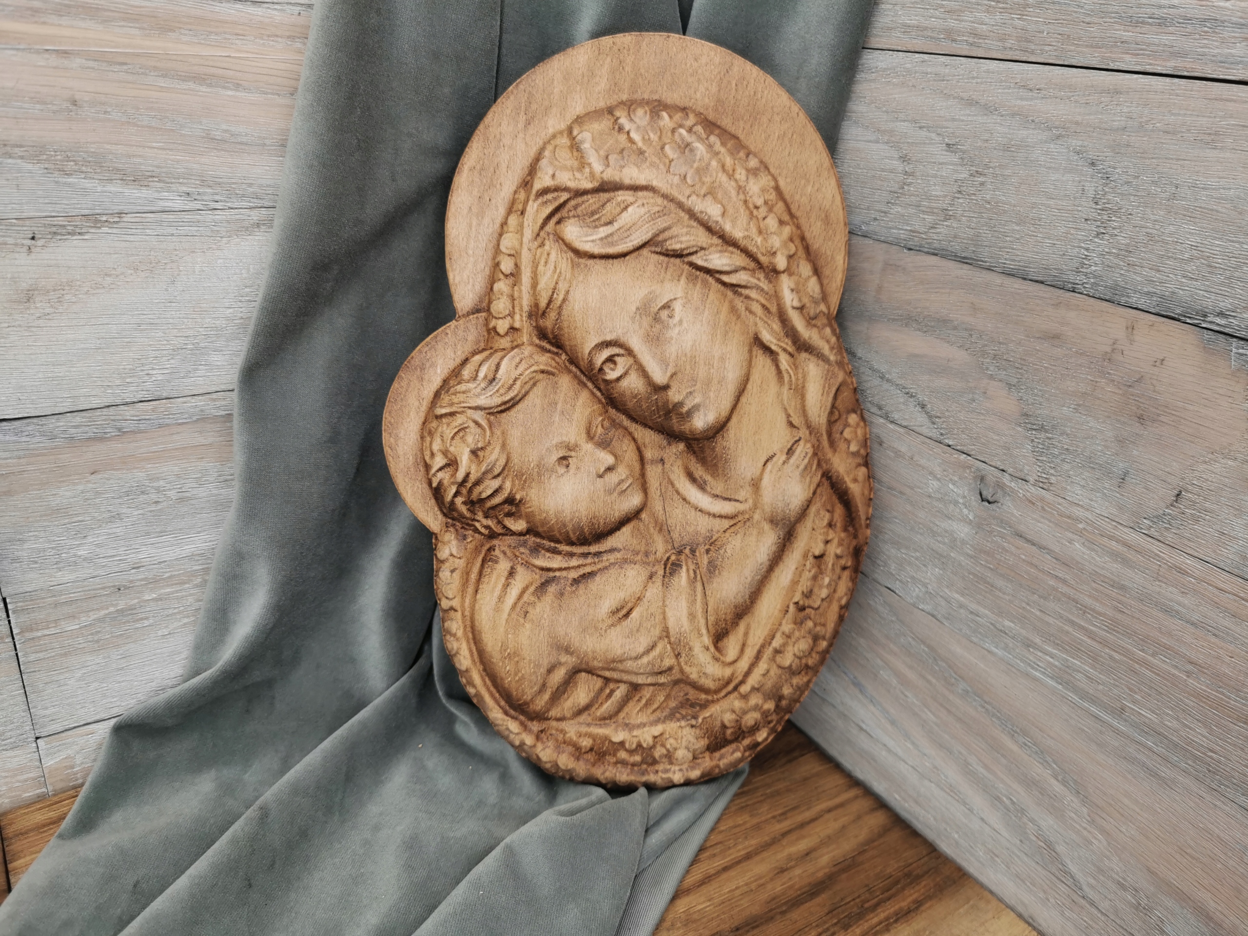 Plachta dárek k prvnímu přijímání sv. Narození Panny Marie obraz 35 cm