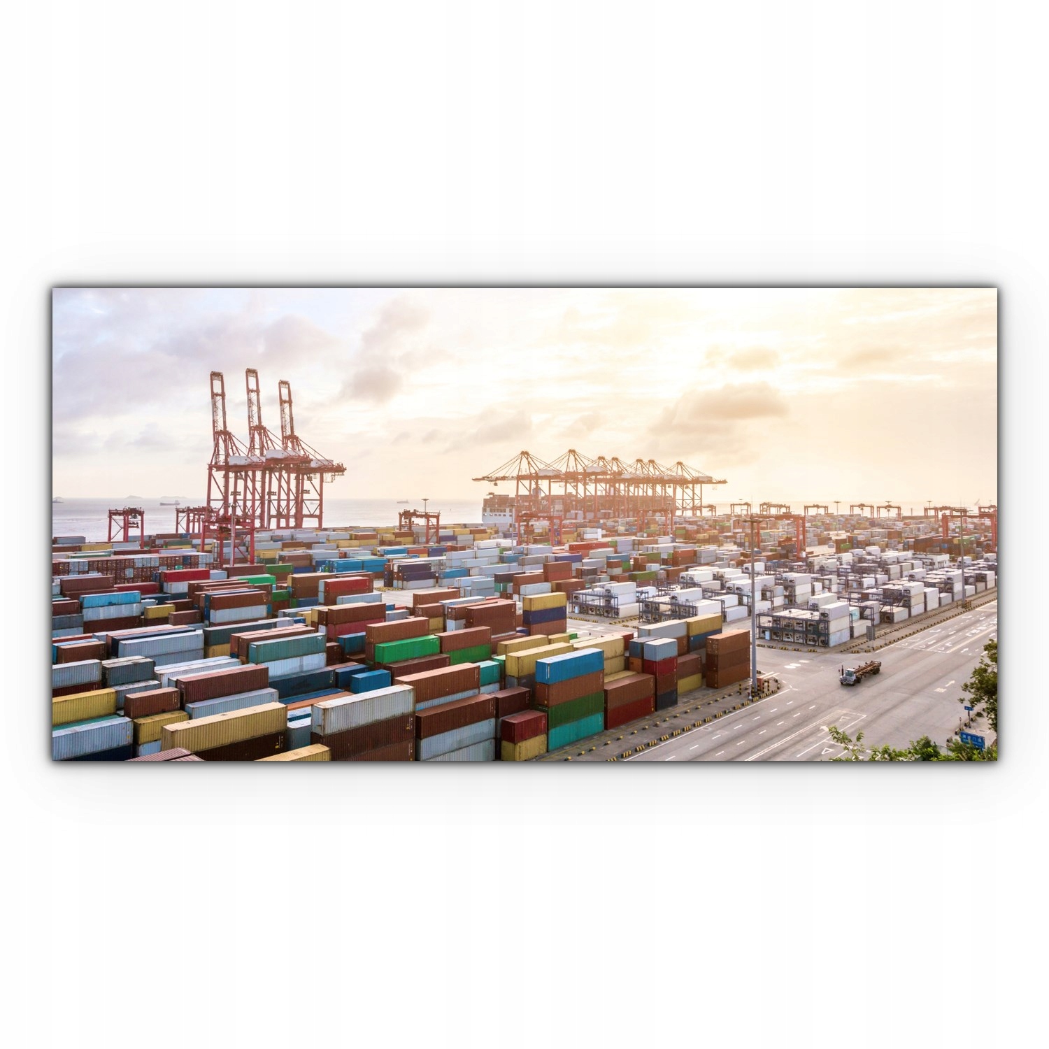 

Obraz płótno canvas 140x70 Port Ładunek Shanghai