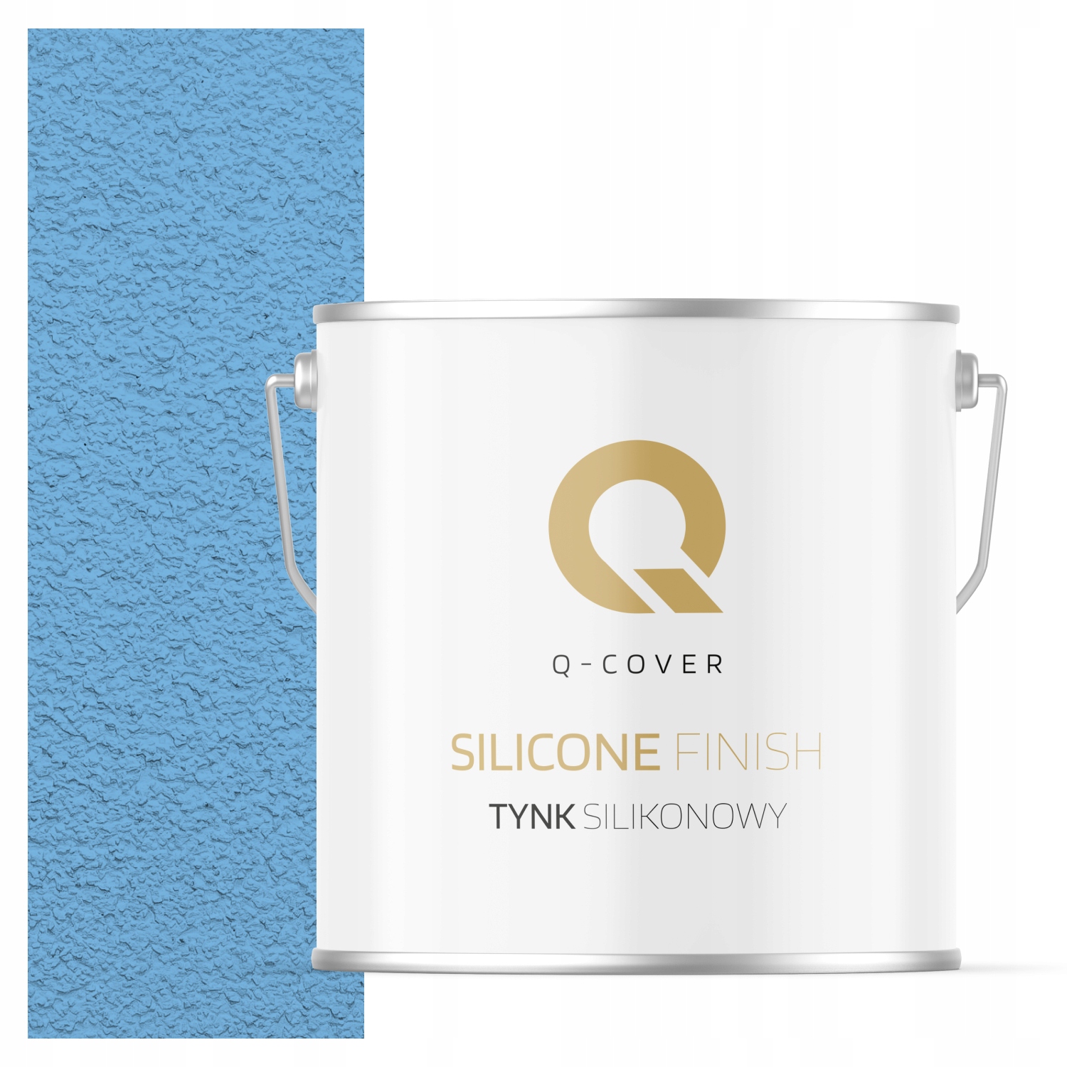 Silikonová Fasádní Omítka Modrá F116 7KG Beránek Granulace 2.0mm