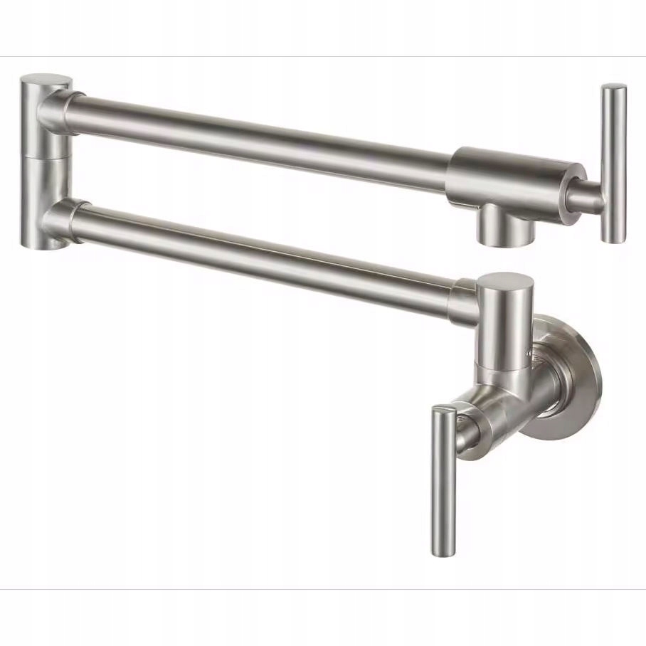 Skladacia kuchynská batéria Inox oceľ IX nad doskou