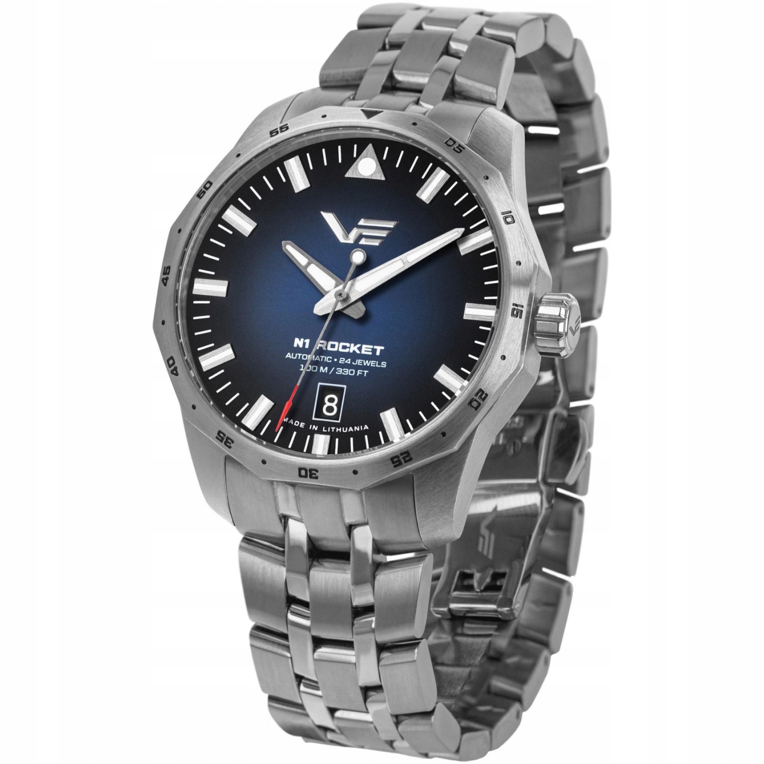 Dámské hodinky Vostok Europe NH35A-125A748B stříbrné