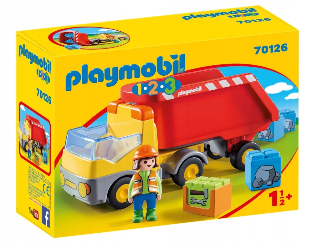 

Playmobil 1.2.3 Wywrotka 70126