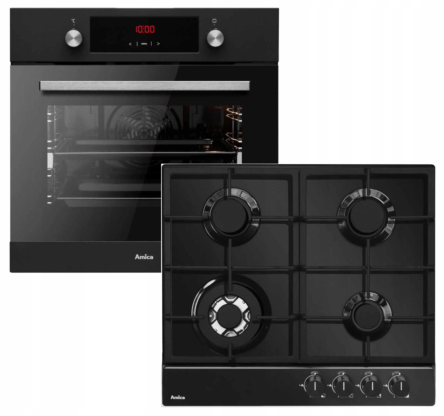Zestaw Amica płyta gazowa + piekarnik do zabudowy