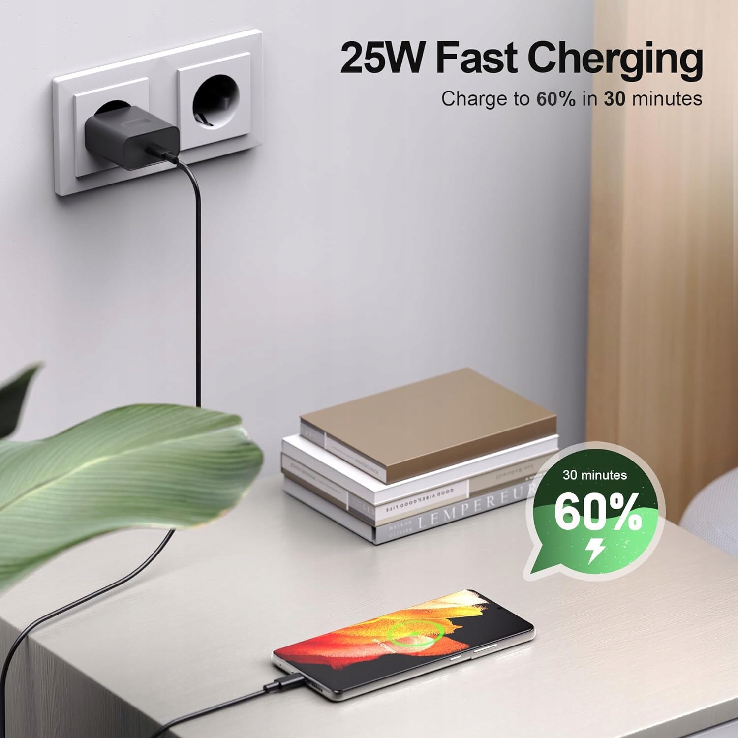 SZYBKIE ŁADOWANIE USB C DO SAMSUNG GALAXY S Z FOLD FLIP TABLET BIAŁY — miniatura 9