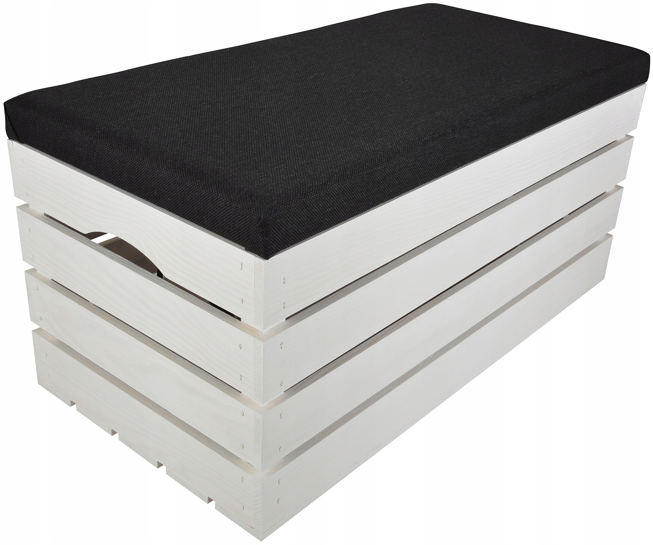 Velká Dřevěná Skříňka, Čalouněný Sedák Taburet