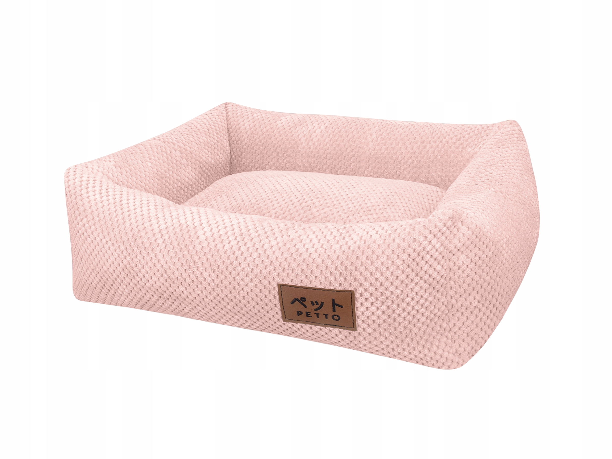 Levně Petto Pelíšek Osaka pro psy světle růžová L 95/75 cm
