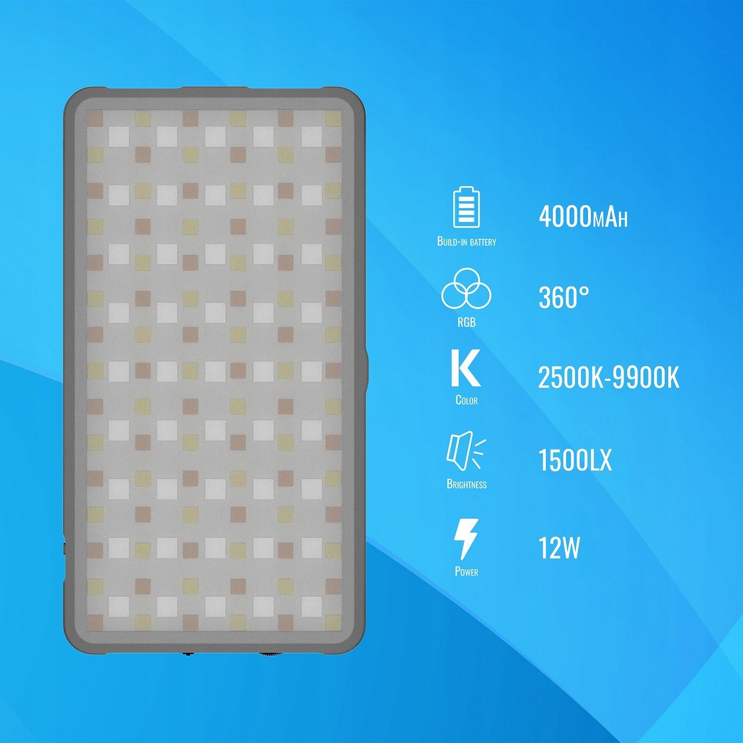 Lampa LED Newell RGB-W Rangha + mini statyw Model RGB-W Rangha