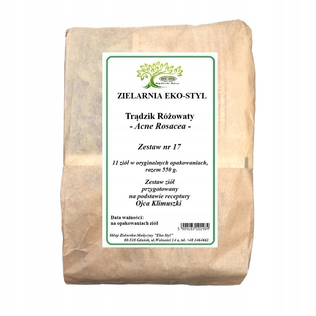 Trądzik Różowaty- Zioła Eko-Styl /wg O. Klimuszko