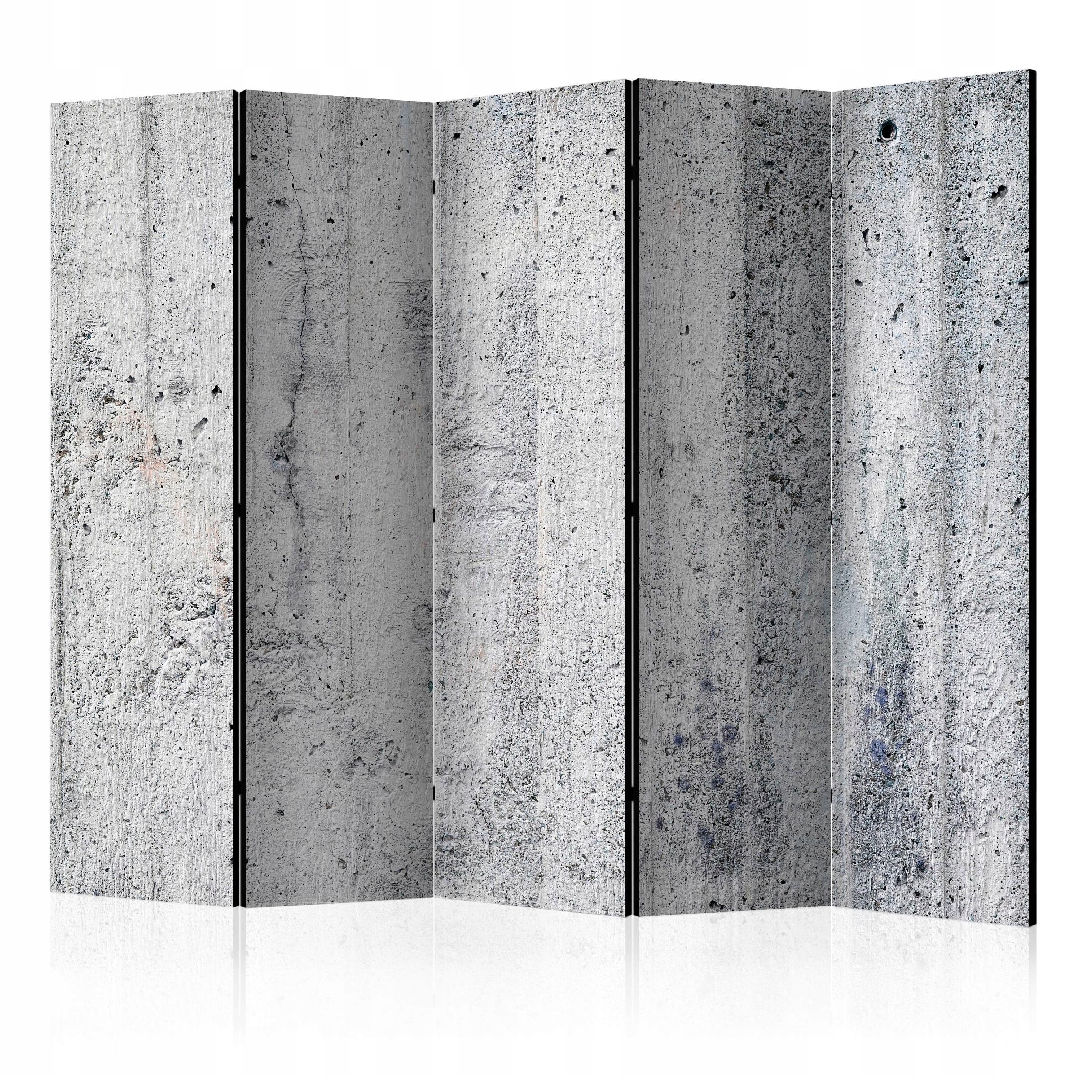 Paraván Pokojový Oboustranný Beton Loft Stěna Salon Kadeřník Kotara 172x225