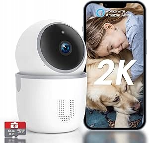 Vnitřní Bezpečnostní Kamera Molintell Bezdrátová 2K Wifi Alexa