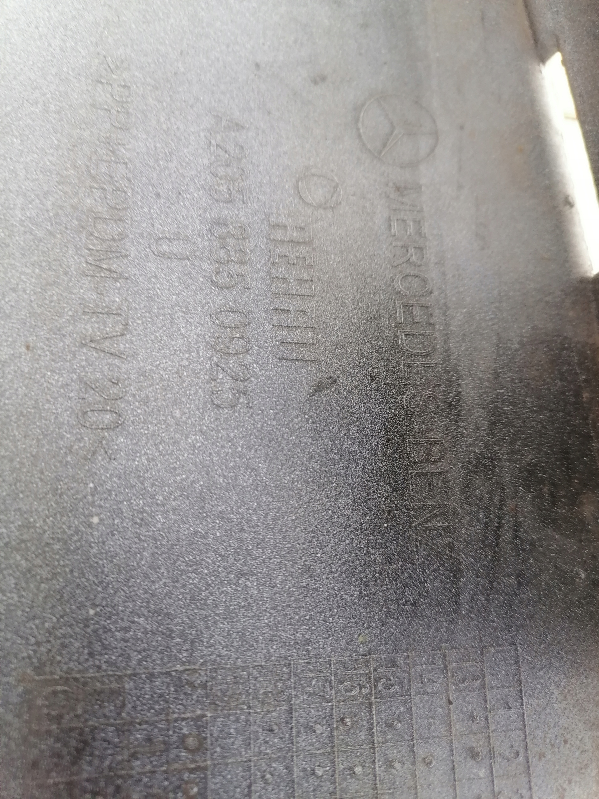 MERCEDES W205 AMG bumper front PDC A2058850925
