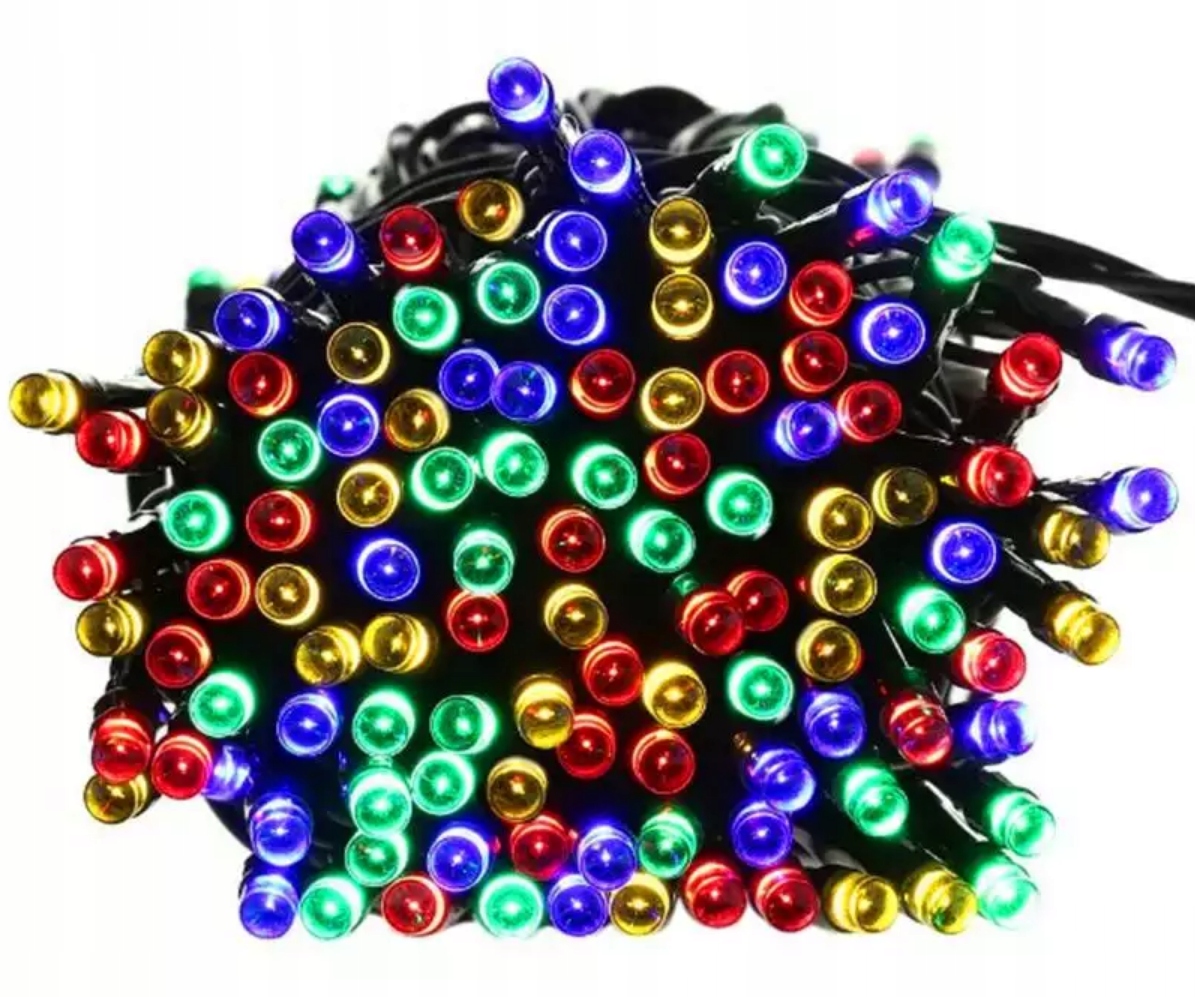 

Lampki choinkowe 100 Led 8m multikolor 8 programów