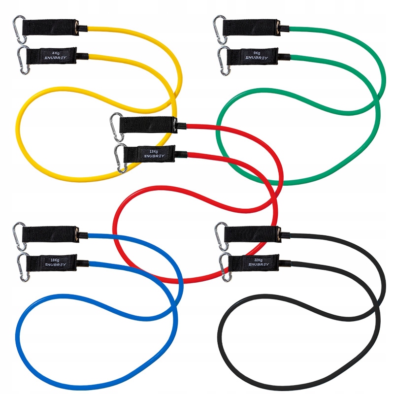 Zestaw Ekspanderów 5 Gum Oporowych do Ćwiczeń Kod producenta 5904358870627