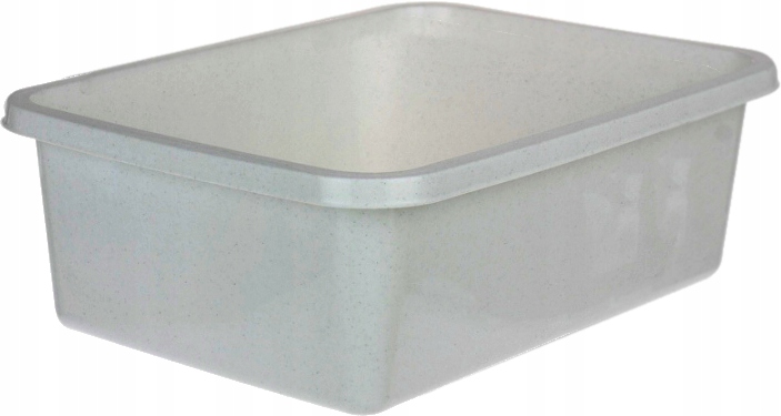 BENTOM - Miska plastikowa prostokątna - na pranie - kosz - 11 L