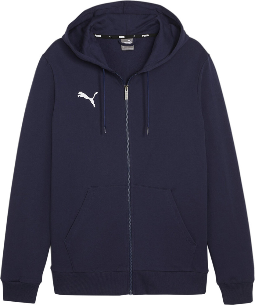 Pánská Mikina Puma Team Goal Casuals Hooded Tmavě Modrá 658595 06 vel. S