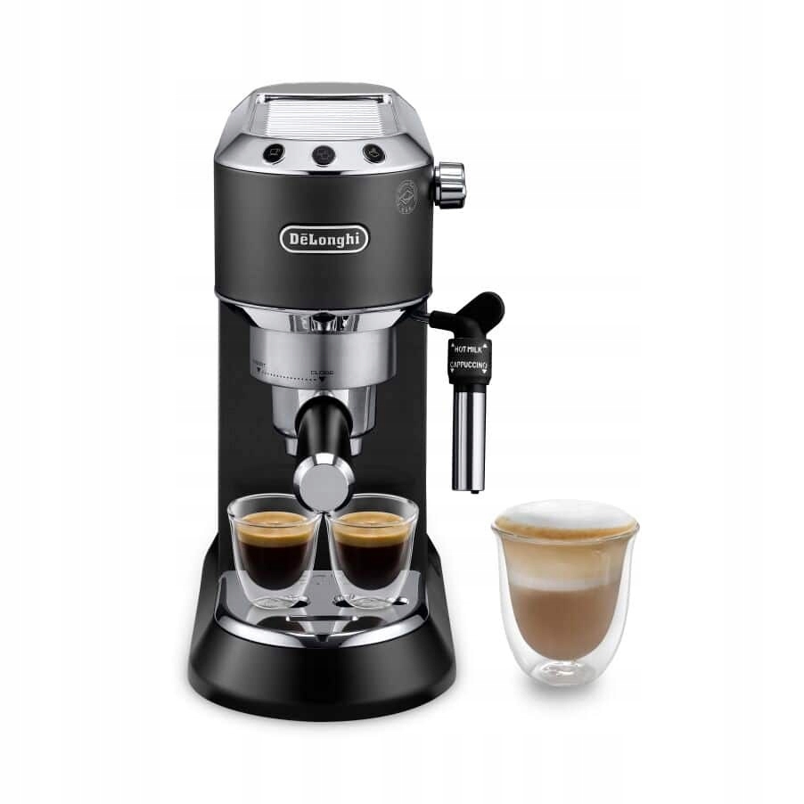 Kávovar na espresso DeLonghi Dedica Ec 685.BK kolbový na kávu