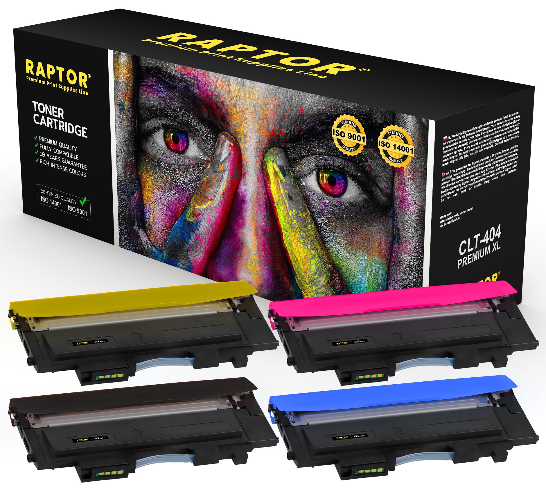 4x Toner pro Samsung C430W C480W C480FW CLT-K404S