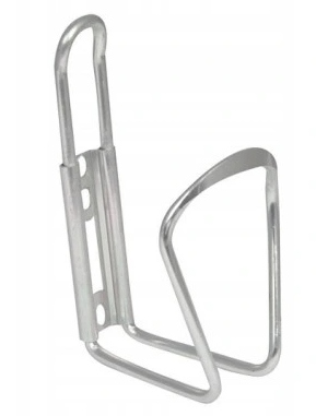 Koszyk na bidon alu srebrny