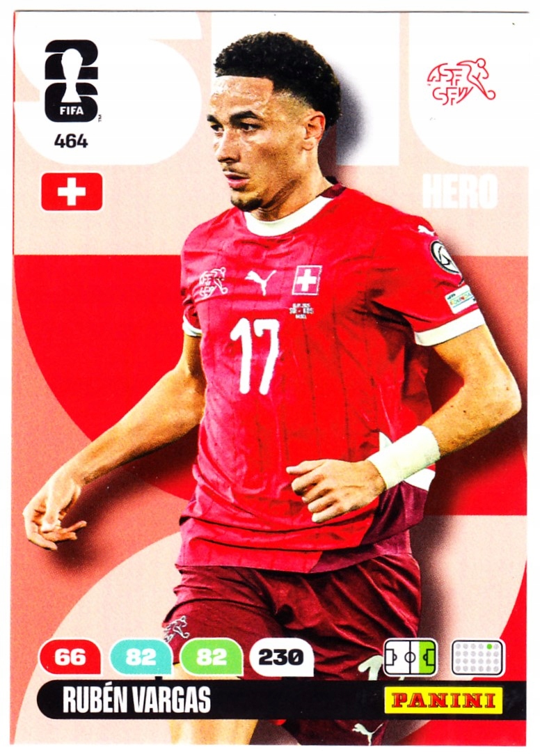 Karta Kolekcjonerska Panini Fifa World Cup 2026 Core Ruben Vargas 464