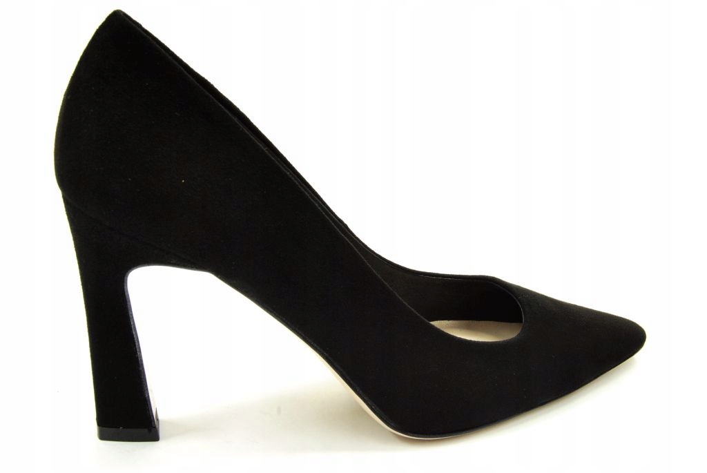 Bravo Moda 0075 lodičky na podpatku Černá Kůže r 37