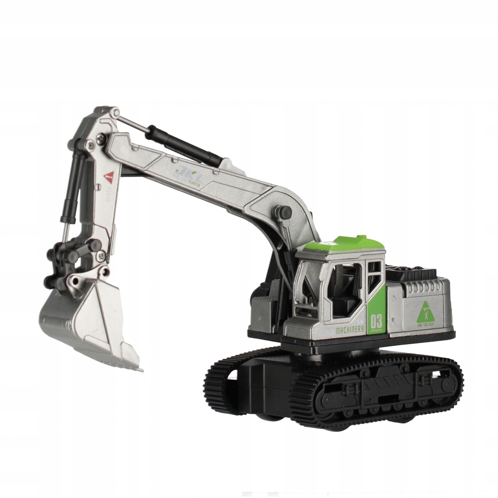 Zabawkowe AUTKO dla DZIECKA Pojazd do Jazdy CIEKAWE Auto Koparka BUDOWLANA