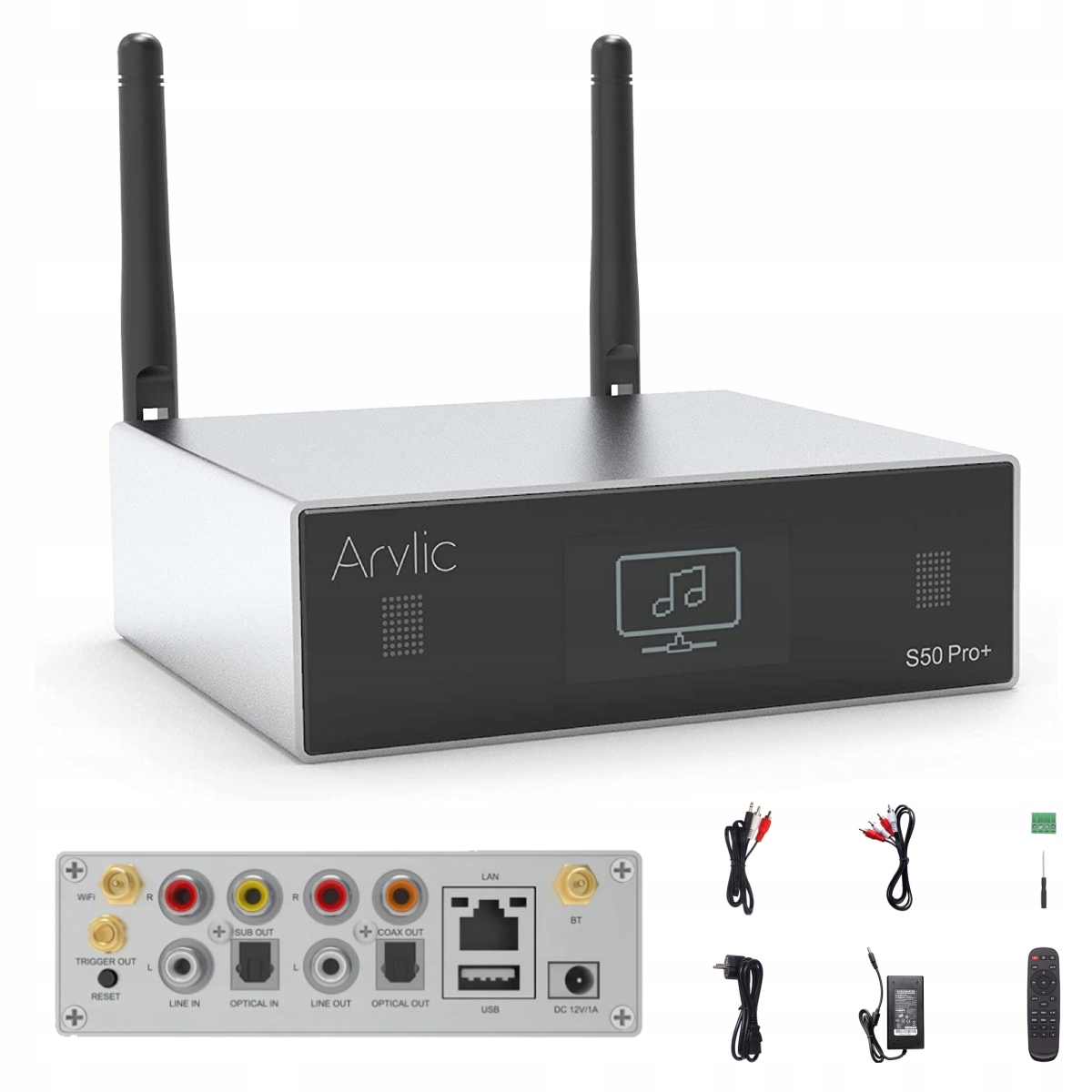 Arylic S50 Pro+ Odtwarzacz Sieciowy Streamer Bluetooth Airplay