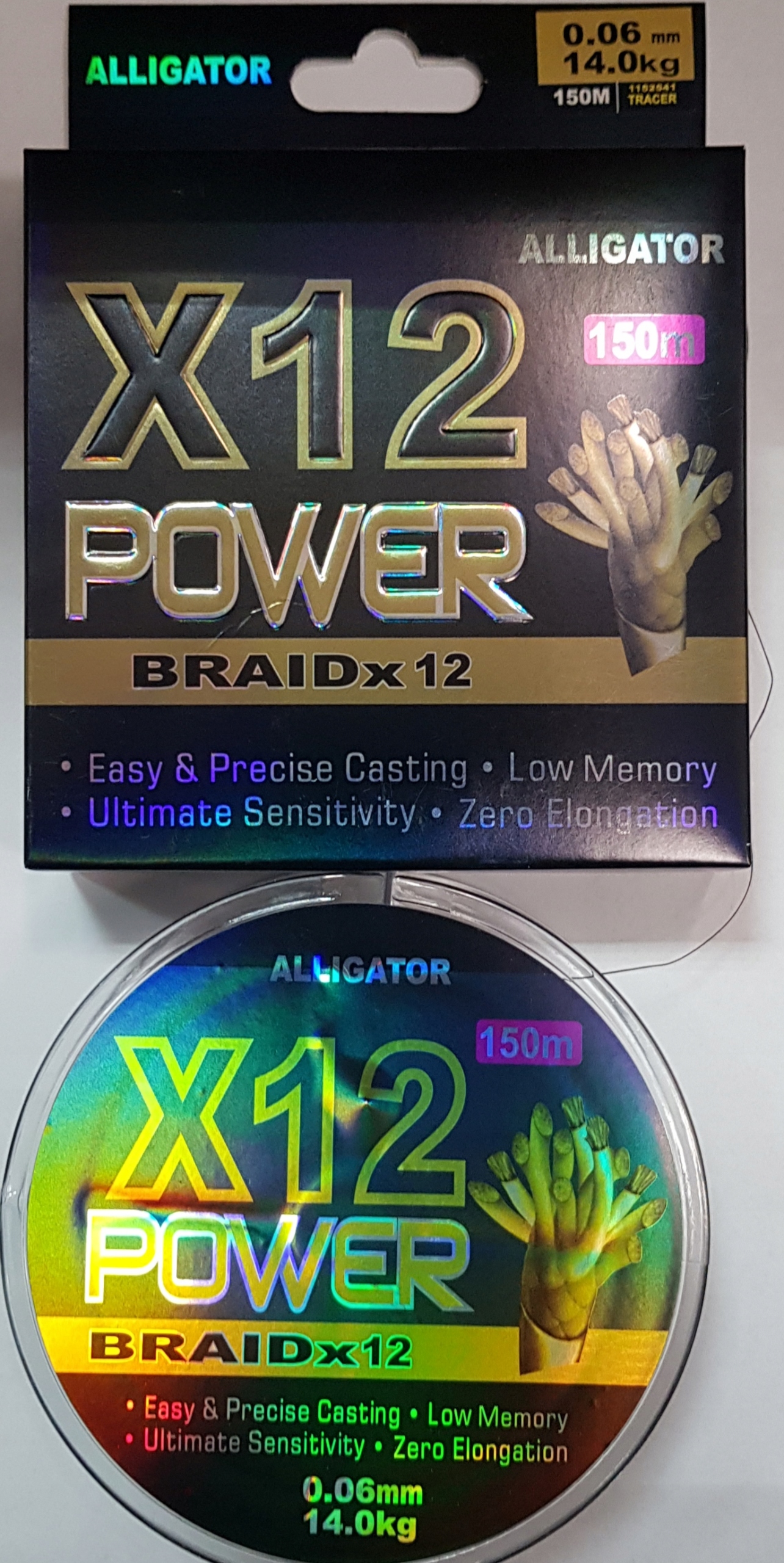 PLECIONKA ALLIGATOR POWER BRAID 12 X 0,06 mm 150m Marka Alligator