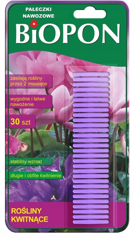 

Biopon Pałeczki Nawozowe Rośliny Kwitnące 30szt.