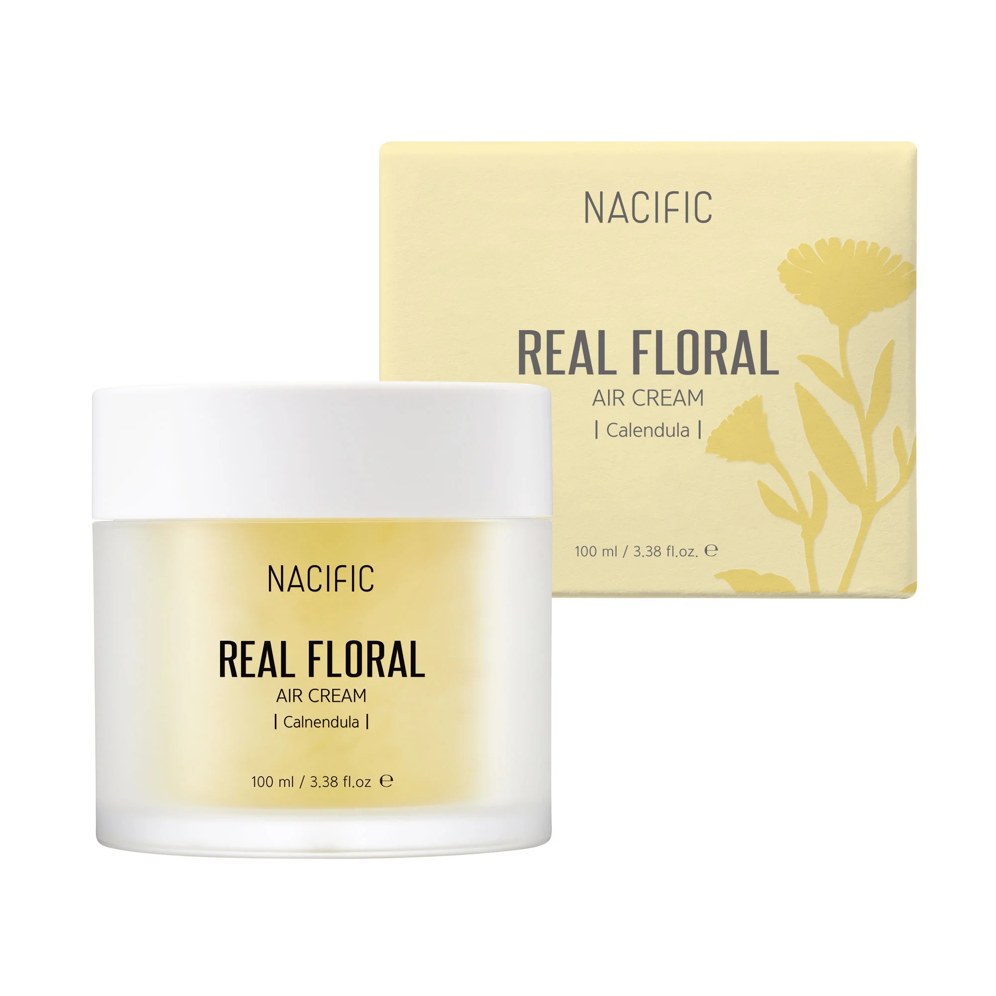 Nacific Real Floral Calendula Air Cream lehký krém 100 ml
