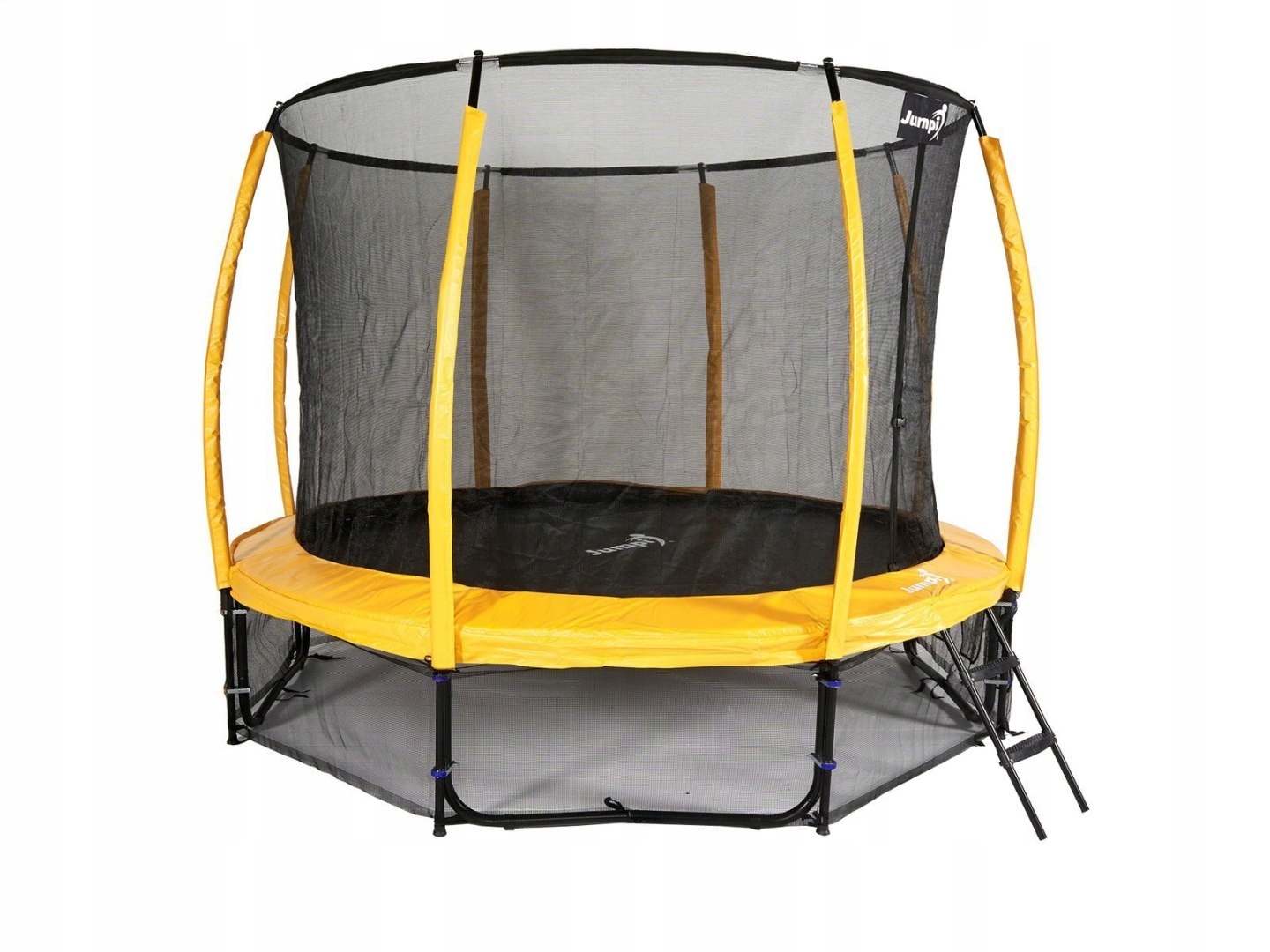 Trampolina Ogrodowa Jumpi 312cm/10FT Maxy Comfort Plus Żółta Z Wewnętrzną S Stan opakowania oryginalne