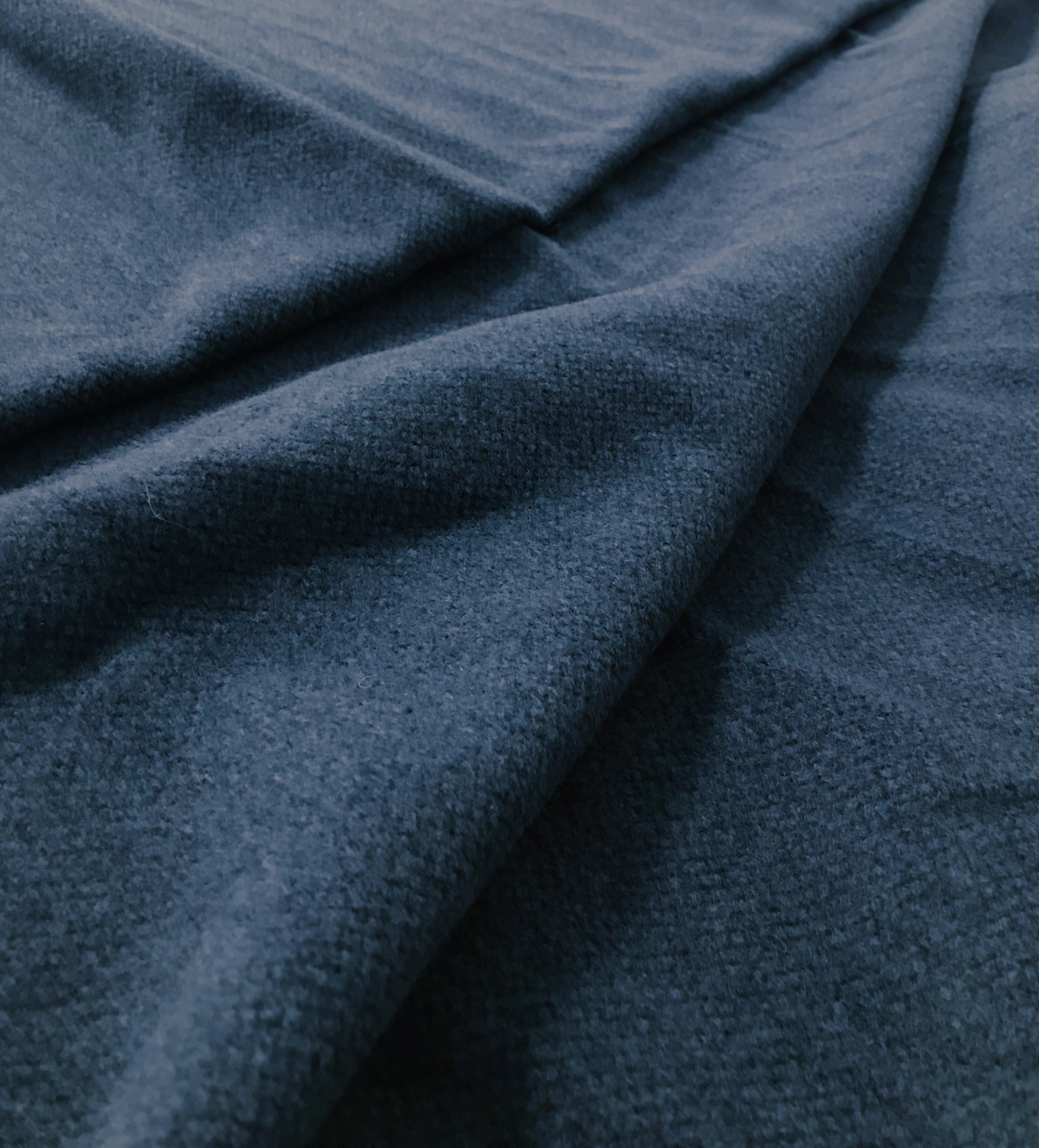 Loden Kostka Vlna Na Kabát Dzins Kupon 150CM