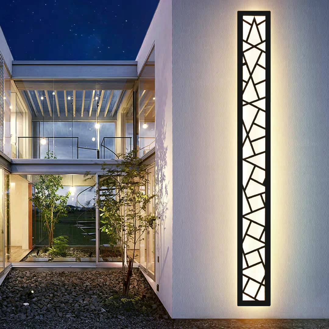 Led dlhá nástenná lampa vodotesná do interiéru aj exteriéru 115 cm