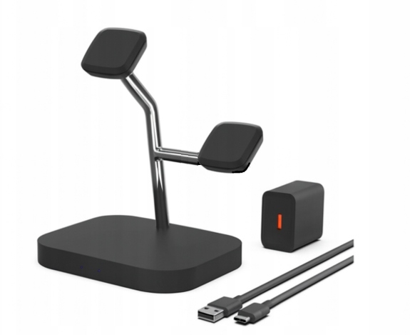 W18 3w1 Bezprzewodowa Ładowarka – iPhone, Samsung zegarek telefon słuchawki